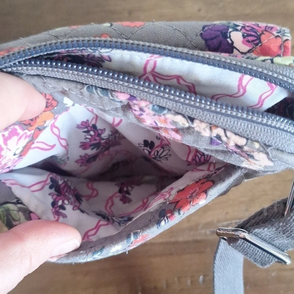 Vera Bradley Blooming Crossbody Bag Plus a Matching Wallet